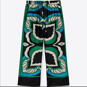 Zara printed pants